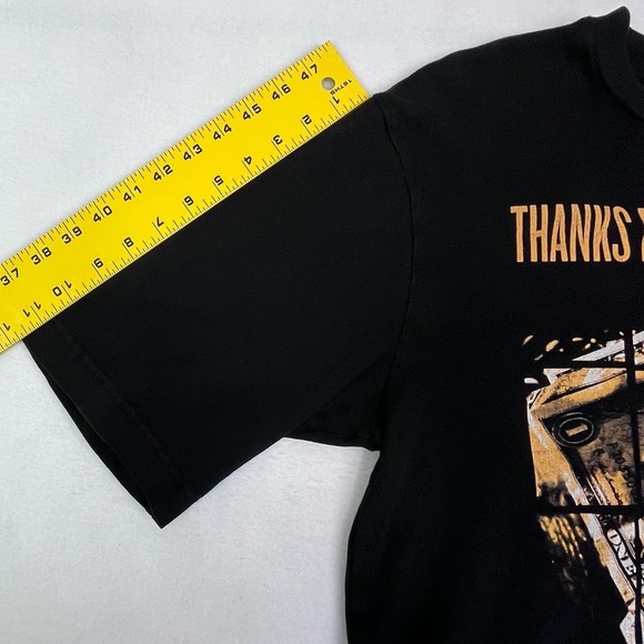 H&M Divided "THANKS FOR NOTHING" Graphic T-Shirt - Picture 2 of 16